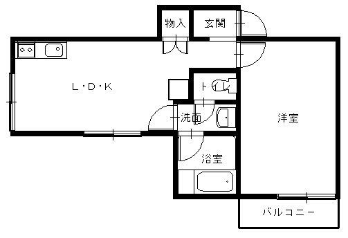 ＶＥＧＡ愛宕ビル｜長崎県長崎市愛宕４丁目(賃貸マンション1LDK・3階・41.49㎡)の写真 その2