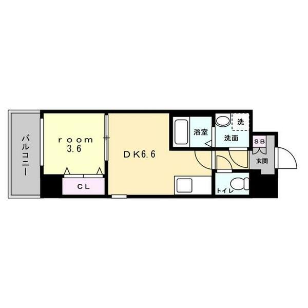 メルベージュ難波サウスⅢ｜大阪府大阪市西成区出城１丁目(賃貸マンション1DK・5階・28.35㎡)の写真 その2