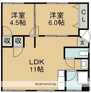 同じ建物の物件間取り写真 - ID:236002791815