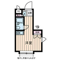 ニューオリエント小金井 0301 ｜ 東京都小金井市中町２丁目（賃貸マンション1R・3階・13.78㎡） その2