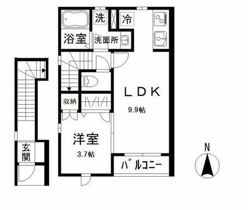 同じ建物の物件間取り写真 - ID:213103116943