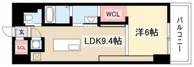 ＳＫ　ＢＵＩＬＤＩＮＧ－９０１ 602 ｜ 愛知県名古屋市中村区佐古前町（賃貸マンション1LDK・6階・40.42㎡） その2