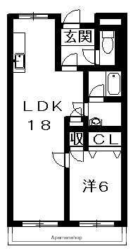 ル・モンド交成｜徳島県徳島市昭和町８丁目(賃貸マンション1LDK・3階・54.86㎡)の写真 その2