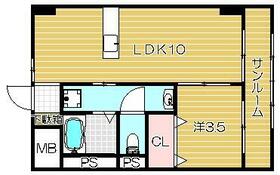 Ｒａｄｉａｎｔ　１４ｔｈ  ｜ 大阪府高槻市富田町５丁目（賃貸マンション1LDK・5階・34.72㎡） その2