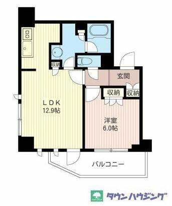 東京都新宿区北新宿１丁目(賃貸マンション1LDK・1階・43.43㎡)の写真 その2