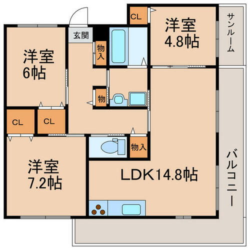 同じ建物の物件間取り写真 - ID:246005359761