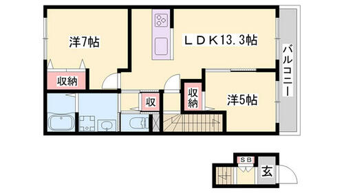 同じ建物の物件間取り写真 - ID:228048817055