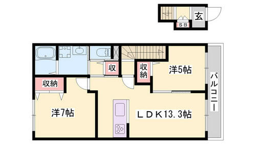 同じ建物の物件間取り写真 - ID:228048816285