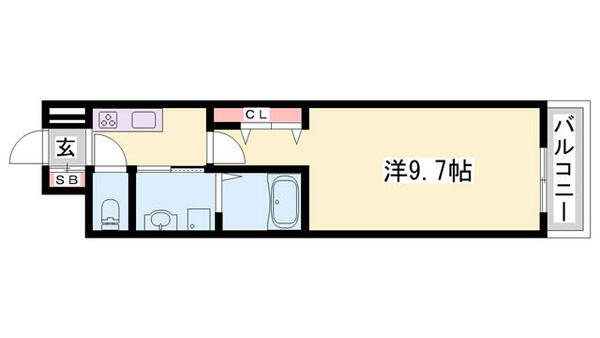アリュール 105｜兵庫県姫路市別所町別所(賃貸アパート1K・1階・28.87㎡)の写真 その2