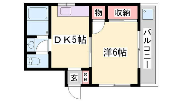 兵庫県加東市社(賃貸アパート1DK・2階・29.00㎡)の写真 その1
