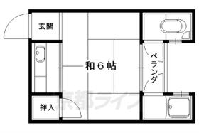 明和荘 12 ｜ 京都府京都市山科区御陵別所町（賃貸アパート1K・1階・18.00㎡） その2