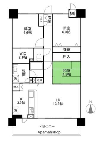 同じ建物の物件間取り写真 - ID:210002697142