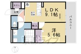 京都府京都市伏見区醍醐槇ノ内町（賃貸アパート1LDK・1階・40.08㎡） その2