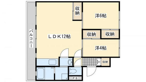 同じ建物の物件間取り写真 - ID:240022311833