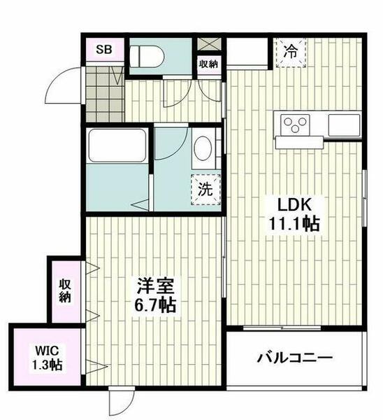 （仮称）二宮メゾンＢ棟 101｜神奈川県中郡二宮町二宮(賃貸マンション1LDK・1階・46.71㎡)の写真 その2