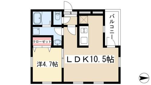 同じ建物の物件間取り写真 - ID:223032403054