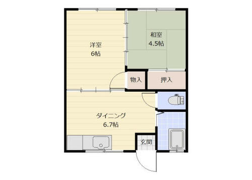 シャトー高峰の間取り