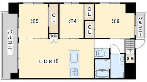 同じ建物の物件間取り写真 - ID:240027962322