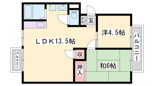 同じ建物の物件間取り写真 - ID:228050151383