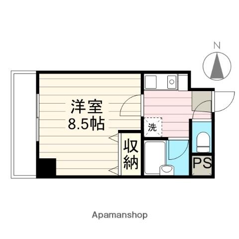 リエス原ノ町 405｜宮城県仙台市宮城野区五輪２丁目(賃貸マンション1K・4階・23.56㎡)の写真 その2