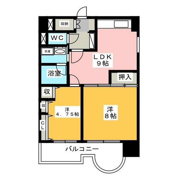 アルティザ松本 605｜長野県松本市大手１丁目(賃貸マンション2DK・6階・50.02㎡)の写真 その2