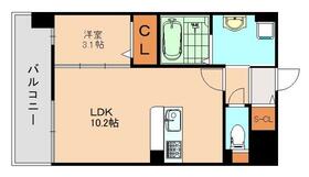 福岡県福岡市南区向野１丁目（賃貸マンション1LDK・2階・34.18㎡） その2