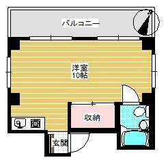 東京都北区東十条４丁目(賃貸マンション1R・4階・21.64㎡)の写真 その2