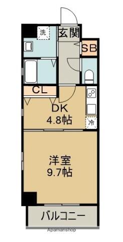 愛知県春日井市中央通１丁目(賃貸マンション1DK・7階・33.84㎡)の写真 その2