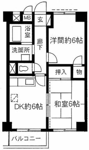 東京都渋谷区初台１丁目(賃貸マンション1LDK・3階・42.93㎡)の写真 その2
