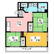 平田レジデンス  ｜ 埼玉県川口市芝新町（賃貸マンション3DK・4階・54.68㎡） その2