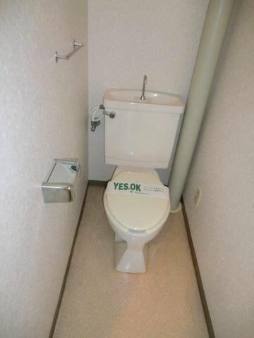 画像11:洋式通常タイプのトイレでスペースに奥行きあり