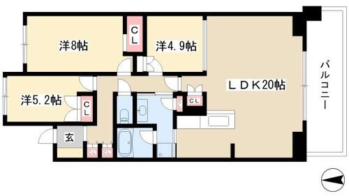 同じ建物の物件間取り写真 - ID:223031695753