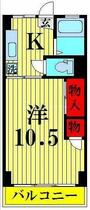 タカノマンションＡ棟 107 ｜ 埼玉県草加市花栗４丁目（賃貸マンション1K・1階・29.75㎡） その2