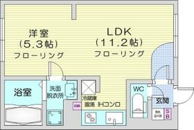 北海道札幌市東区北九条東１丁目（賃貸マンション1LDK・4階・34.76㎡） その2