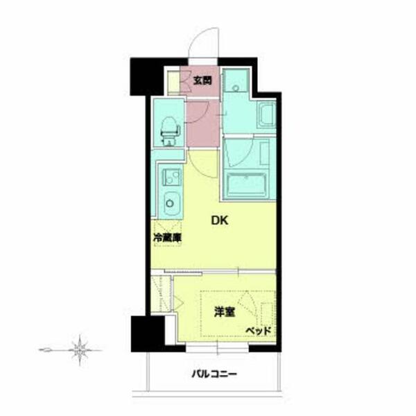 セルン新町 1006｜大阪府大阪市西区新町４丁目(賃貸マンション1DK・10階・26.36㎡)の写真 その2