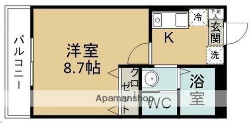 同じ建物の物件間取り写真 - ID:204004102558