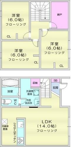 同じ建物の物件間取り写真 - ID:201020871487