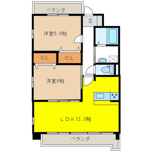 同じ建物の物件間取り写真 - ID:221010726939