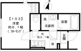 東京都品川区旗の台２丁目（賃貸アパート1K・1階・21.87㎡） その1