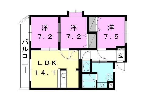 同じ建物の物件間取り写真 - ID:238007309914