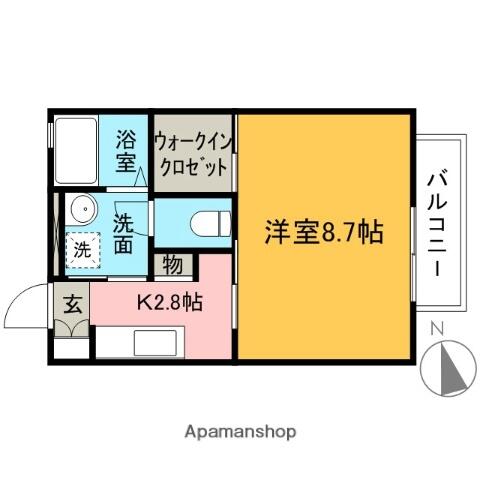 同じ建物の物件間取り写真 - ID:211046378447