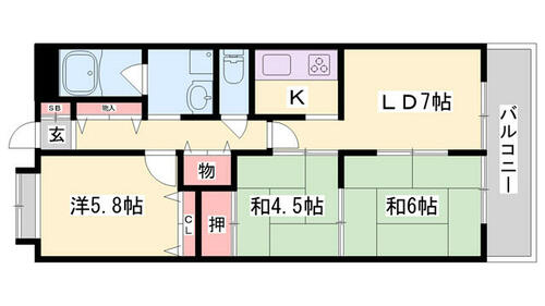 同じ建物の物件間取り写真 - ID:228048853238