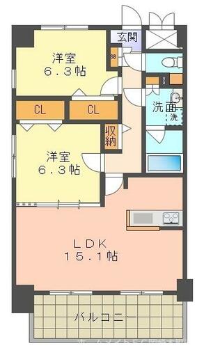 同じ建物の物件間取り写真 - ID:223031709336