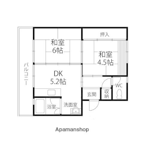 同じ建物の物件間取り写真 - ID:204004269452