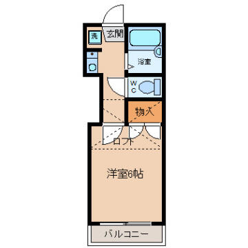 メイプルハウス２ 102｜富山県富山市清水町６丁目(賃貸アパート1K・1階・19.57㎡)の写真 その2