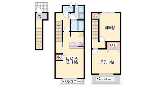 同じ建物の物件間取り写真 - ID:228049213711