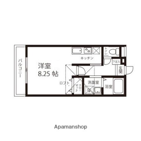 同じ建物の物件間取り写真 - ID:204004105122