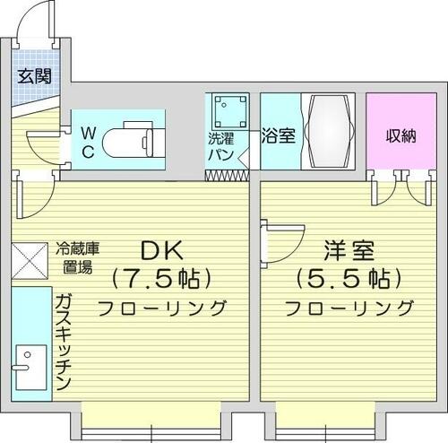 同じ建物の物件間取り写真 - ID:201021997343