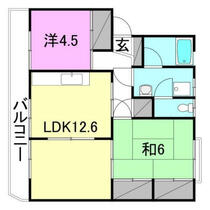 コーポ谷町 101 ｜ 愛媛県松山市谷町（賃貸マンション2LDK・1階・56.92㎡） その2