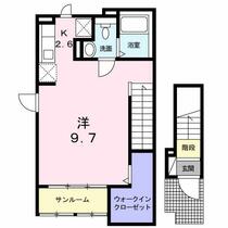 アルドーレ  ｜ 千葉県柏市高柳（賃貸アパート1R・2階・37.53㎡） その2